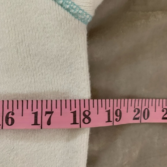 Vintage J Crew size XL 3/4 sleeve striped sweater EUC - Picture 5 of 7